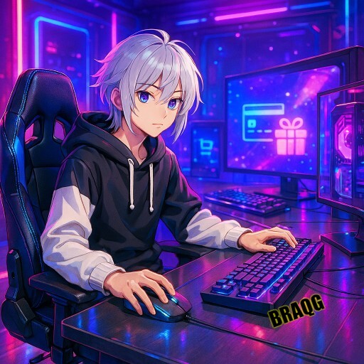 Imagem promocional da BRAQG mostrando a plataforma e suas vantagens